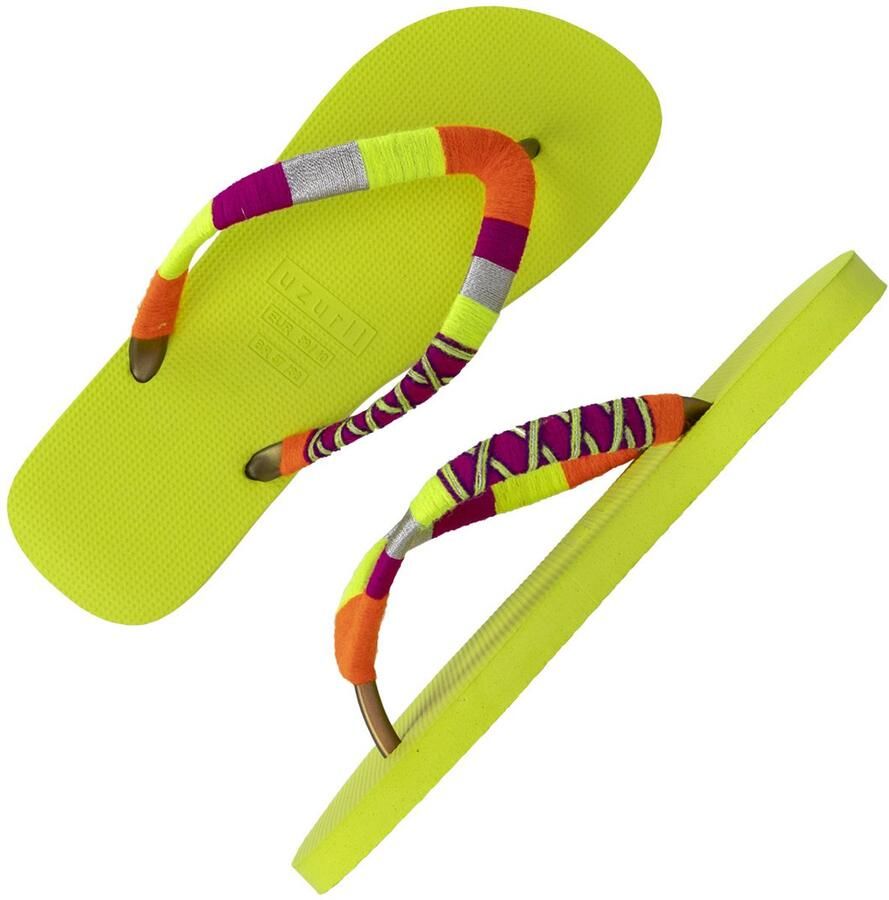 Uzurii Teenslippers Dames Neon Lime - Foto 2