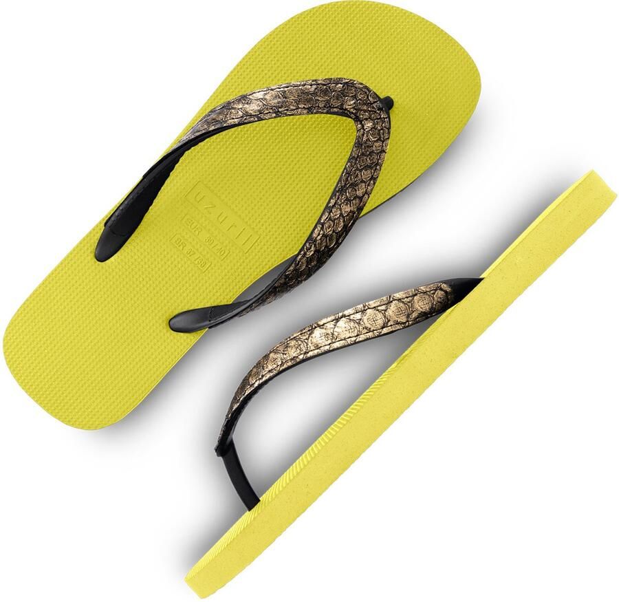 Uzurii Teenslippers Dames Neon Lime