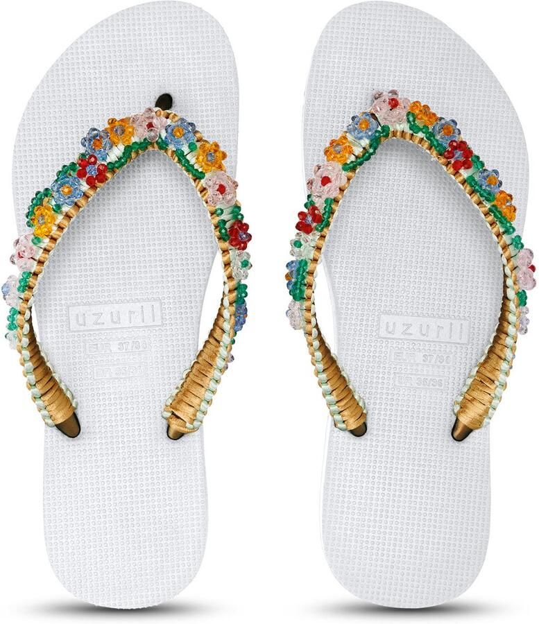 Uzurii Teenslippers Dames Wit - Foto 2