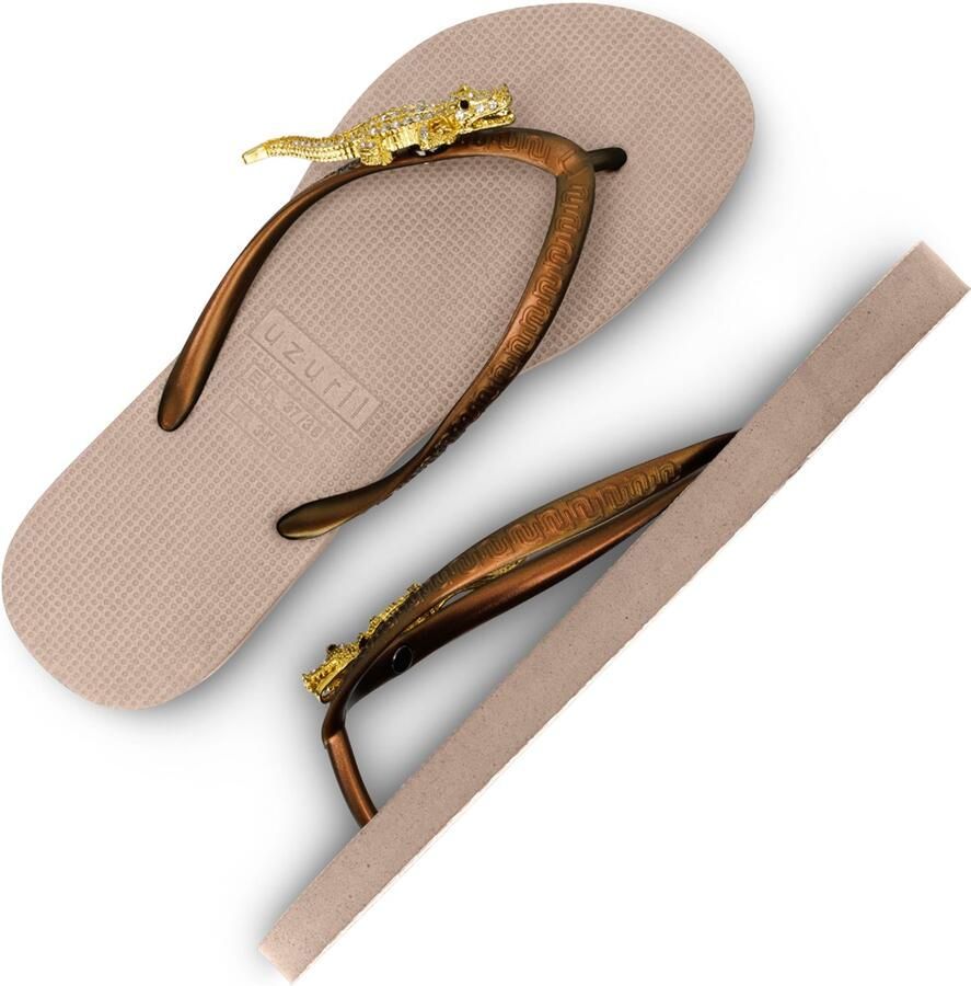 Uzurii Gold Crocodile Switch Zand