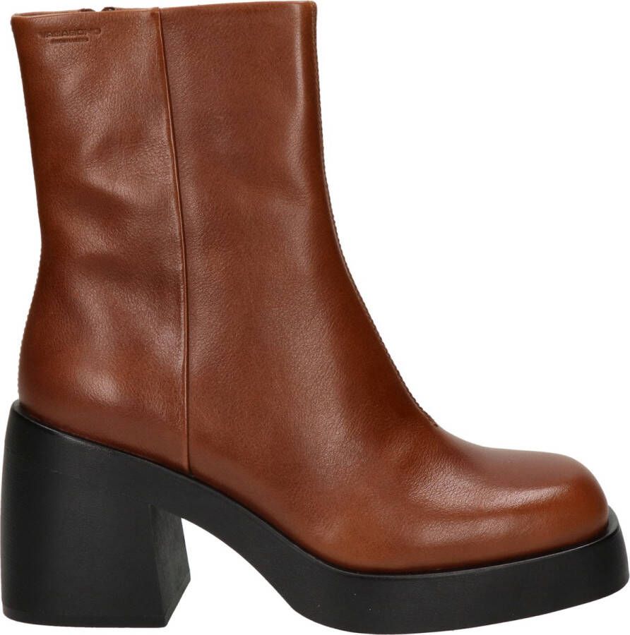 Vagabond Brooke dames rits-&gesloten laars Cognac