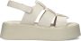 Vagabond Shoemakers Witte Courtney Leren Sandalen White Dames - Thumbnail 2