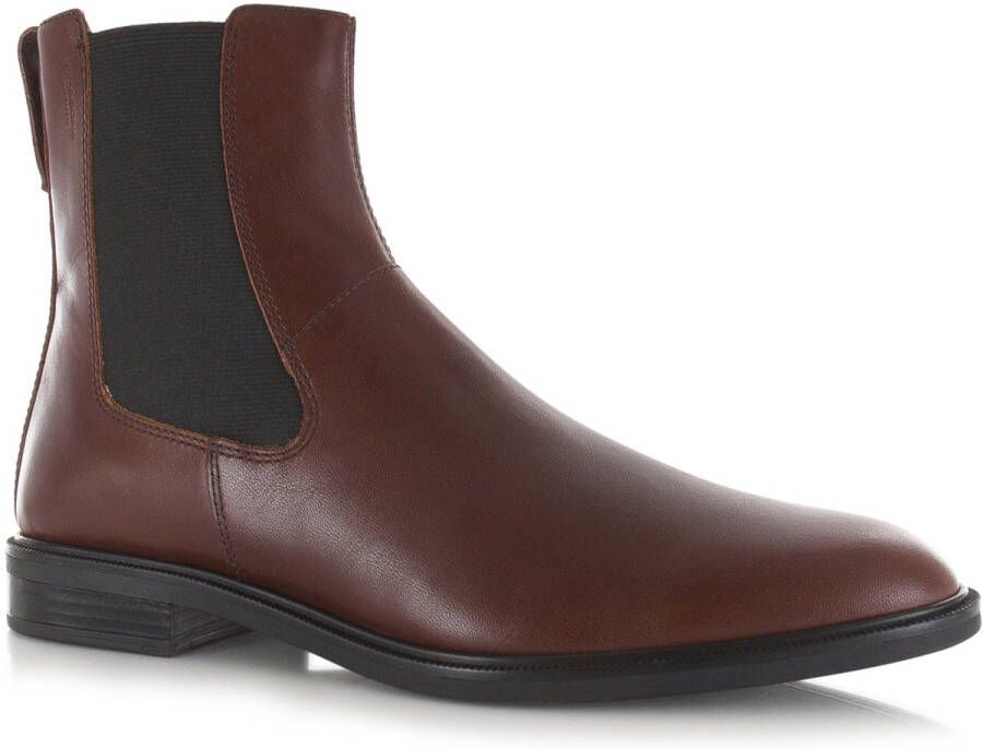Vagabond Frances 2.0 boots met elastische schacht Bruin Leer Chelsea boots Dames