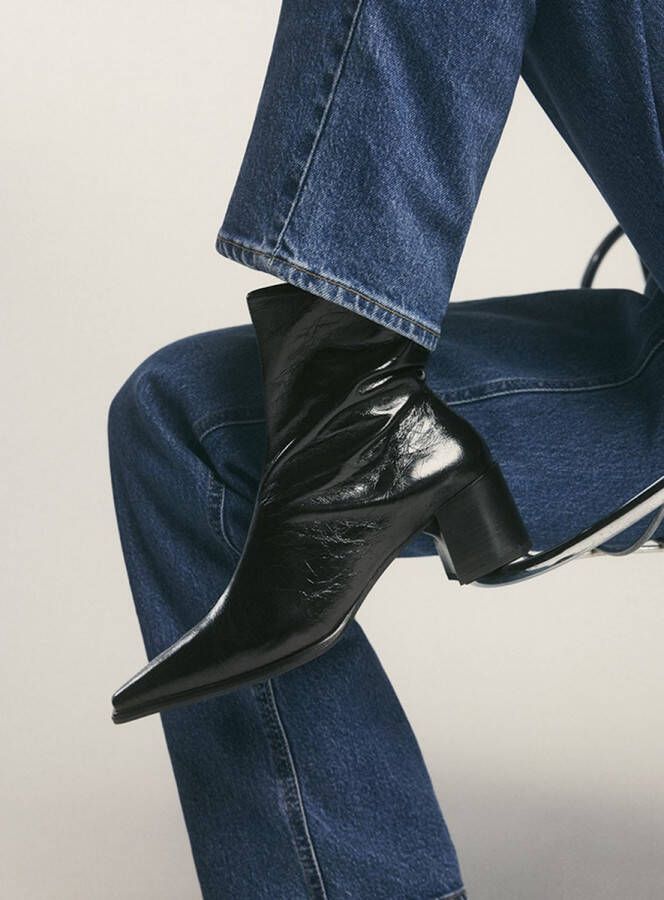 VAGABOND SHOEMAKERS Giselle 5854 Enkellaarsjes Enkelboots met rits Dames Zwart