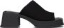 Vagabond Shoemakers Canvas en leren Hennie Muiltjes Black Dames - Thumbnail 2