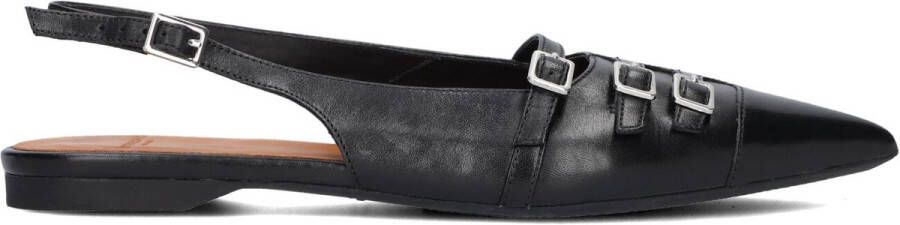 Vagabond Shoemakers Zwarte Leren Slingbacks Hermine 101 Black Dames - Foto 3