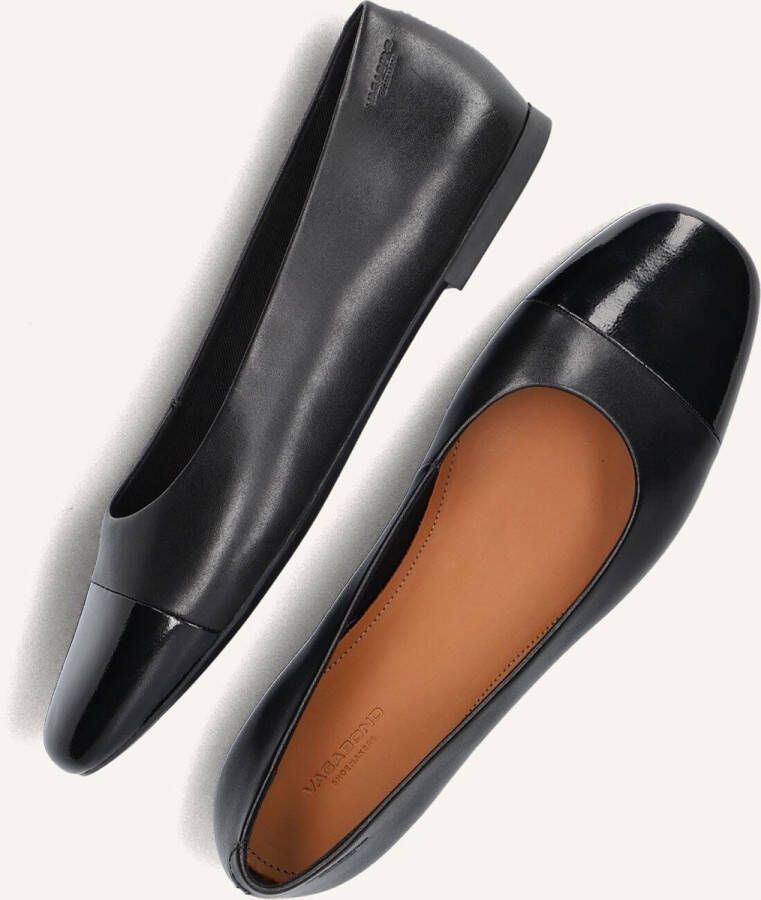 Vagabond Shoemakers Jolin ballerina van leer met lakleren details - Foto 3