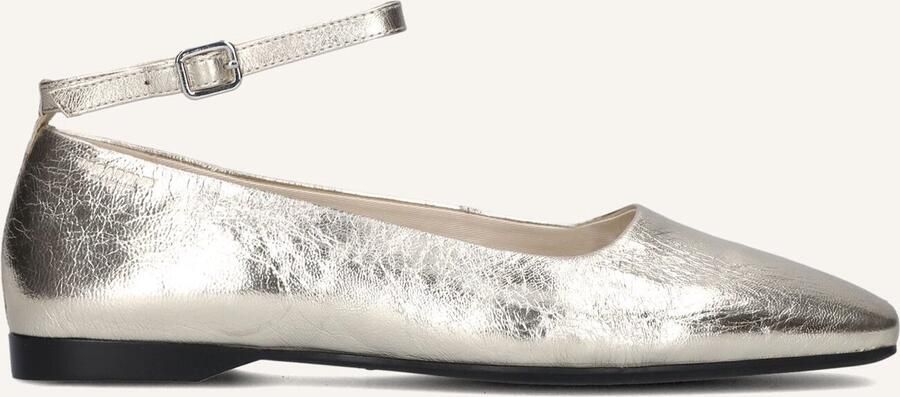 VAGABOND SHOEMAKERS Delia Ballerina's Dames Ballarina Schoenen Instappers Goud - Foto 3