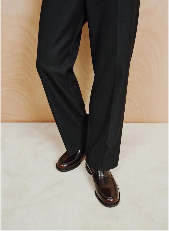 Vagabond Steven loafers donkerbruin Lakleer Heren