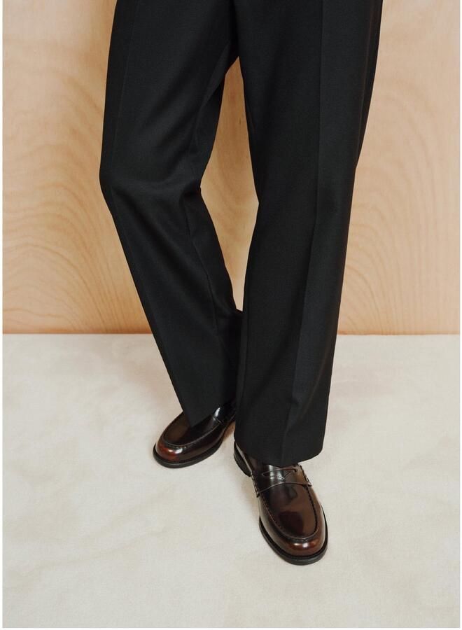 Vagabond Steven loafers donkerbruin Lakleer Heren