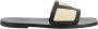 Valentino Garavani Platte zool V-logo open sandalen Black Heren - Thumbnail 1