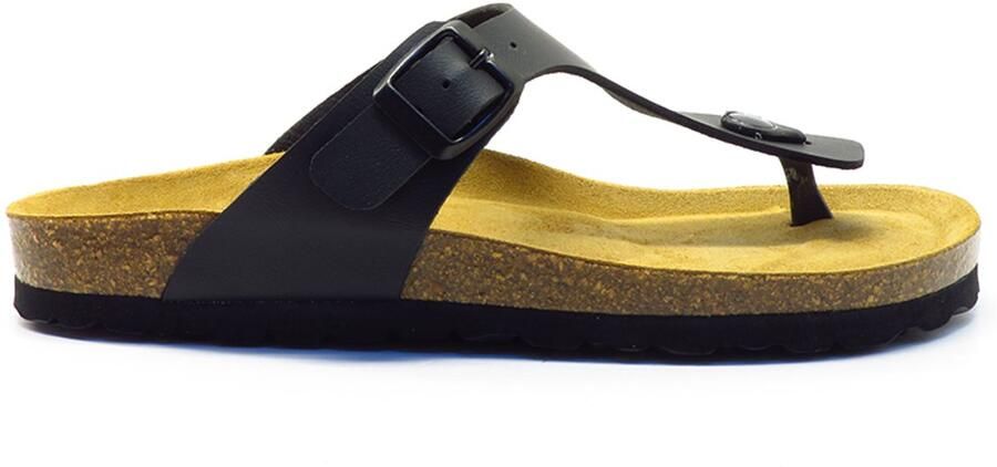 Vamos Black teenslipper 0027 Black Zwart