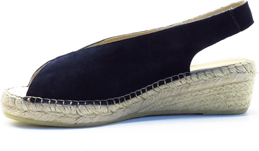Vamos Blauw open teen 603800 Navy Blauw