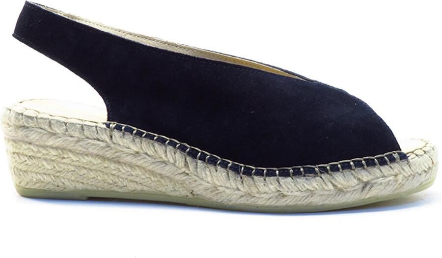 Vamos Blauw open teen 603800 Navy Blauw