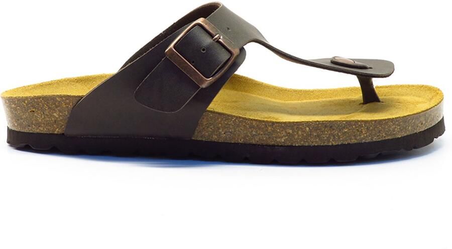 Vamos Brown teenslipper 0007 Brown Bruin