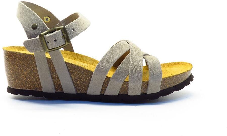 Vamos Piedra suede sleehak 1715 Piedra Beige
