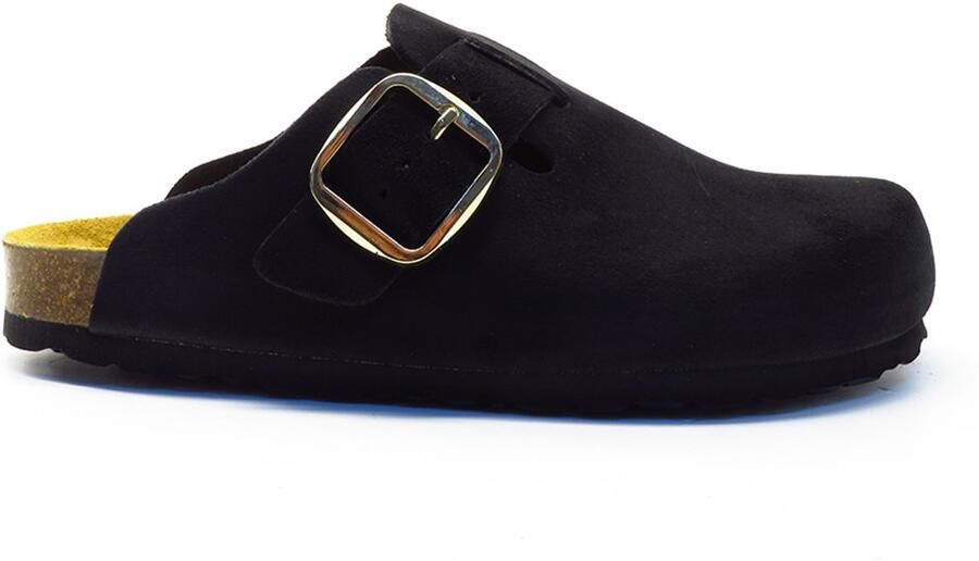 Vamos Zwart slipper dicht 2531 Zwart