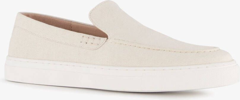 Van Beers heren instappers beige Uitneembare zool
