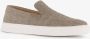 Van Beers heren instappers taupe Bruin Uitneembare zool - Thumbnail 2