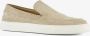 Van Beers suede heren instappers beige Uitneembare zool - Thumbnail 2