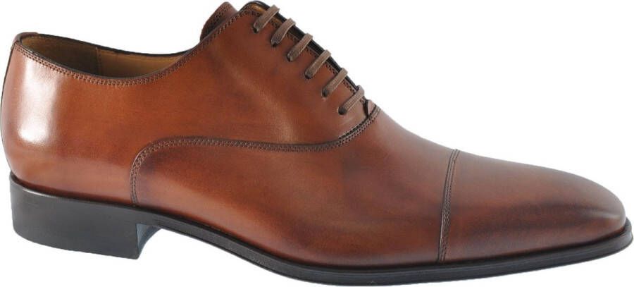 Van bommel SBM 30072 23 01 Cognac G+Wijdte Veterschoenen