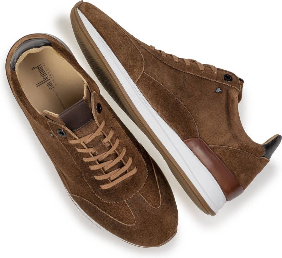Van Bommel SBM-10015-23-01 Sneakers Cognac Kleur Cognac