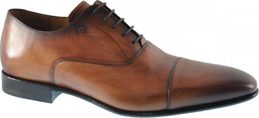 Van Bommel SBM Veterschoenen Cognac Heren