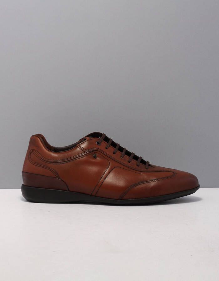 Van Bommel Sneakers Heren Lage sneakers Herenschoenen Leer SBM 10016 Cognac