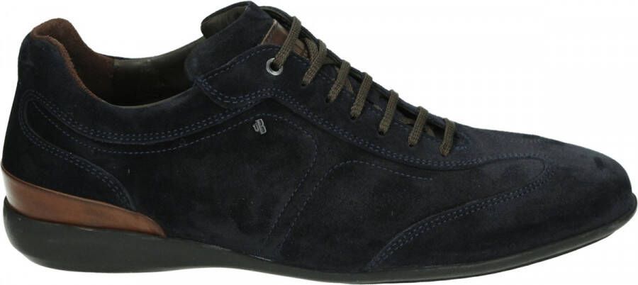Van Bommel Sneakers Heren Lage sneakers Herenschoenen Suède SBM 10016 sue Blauw