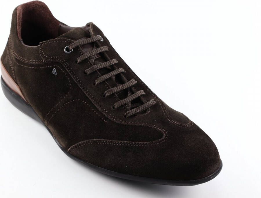 Van Bommel Sneakers Heren Lage sneakers Herenschoenen Suède SBM 10016 sue Bruin
