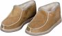 Van Buren Bolsward BV Schapenvacht pantoffels Lamsvacht heren sloffen Camel - Thumbnail 1