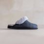 Van Buren Bolsward BV Schapenvacht pantoffels Lamsvacht dames slippers Grijs - Thumbnail 3