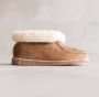 Van Buren Bolsward BV Schapenvacht pantoffels Lamsvacht dames sloffen Camel - Thumbnail 2