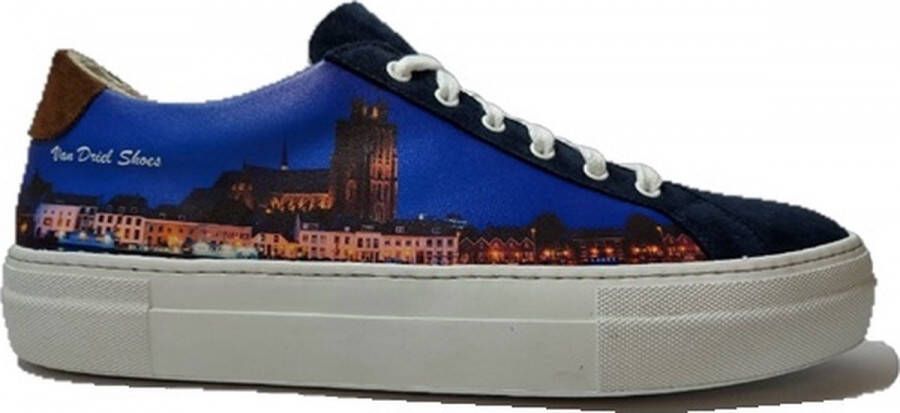 Van Driel Shoes Sneaker Dordrecht Blauw Suède