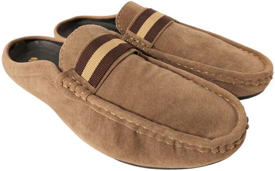 Van Driel Shoes Slipper Matera Taupe Verwisselbaar Voetbed