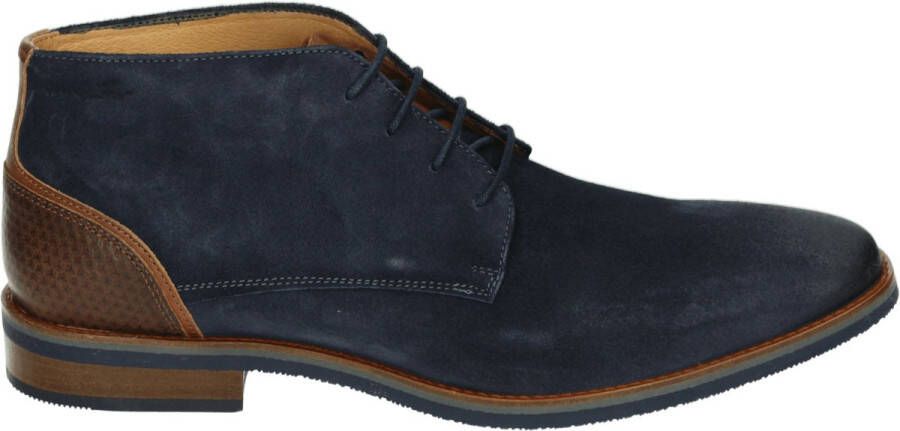 Van Lier 2418671~~~~~~~~~~~~~~~~~~~~~~~ Nette herenschoenenBusiness half-hoog Blauw