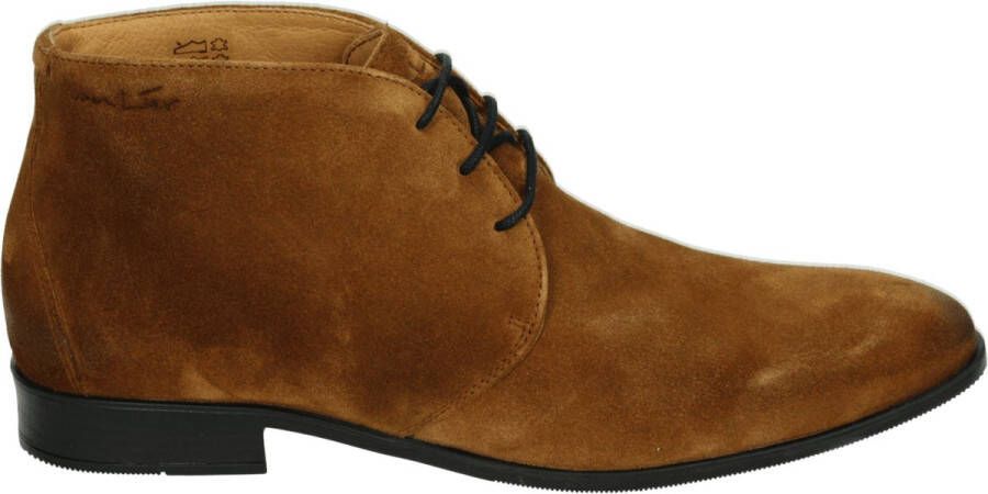 Van Lier 2454111~RIVA~~~~~~~~~~~~~~~~~~ Nette herenschoenenBusiness half-hoog Cognac