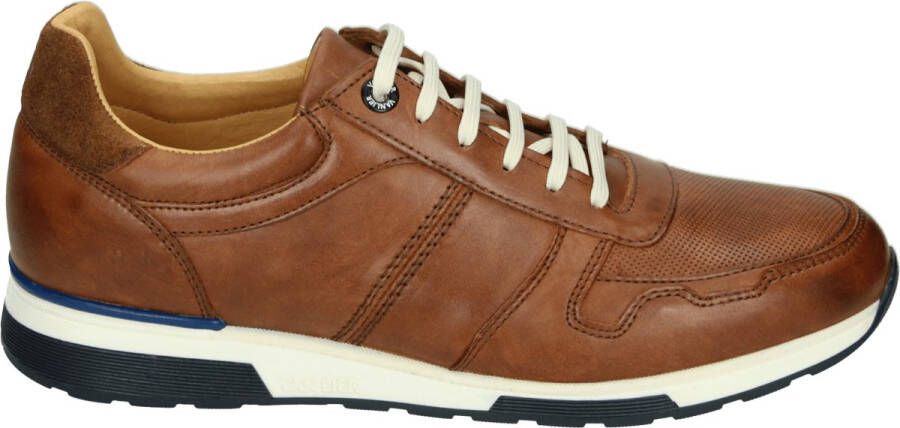Van Lier 2515510 Lage sneakersHeren sneakersVrije tijdsschoenen Cognac