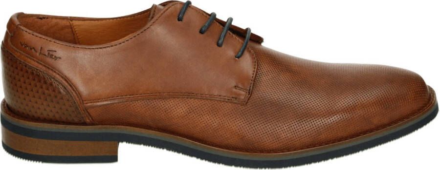 Van Lier 2518660~~~~~~~~~~~~~~~~~~~~~~~ Vrije tijdsschoenenHeren veterschoenHeren sneakersCasual Cognac