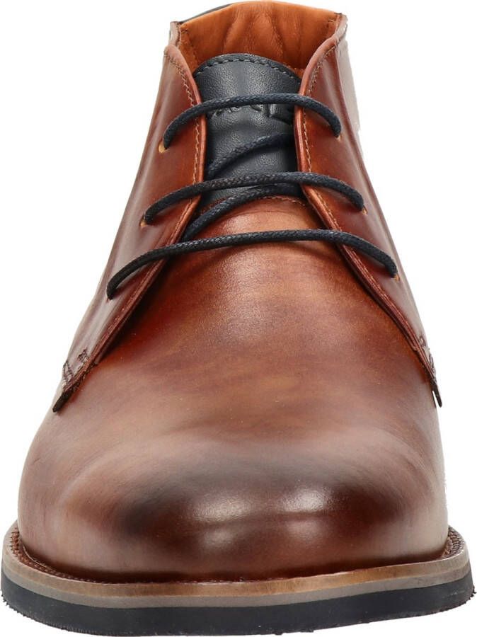 Van Lier Amalfi leren veterschoenen cognac - Foto 2