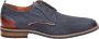 Van Lier Amalfi Nette schoenen Business Schoenen Heren Blauw - Thumbnail 2