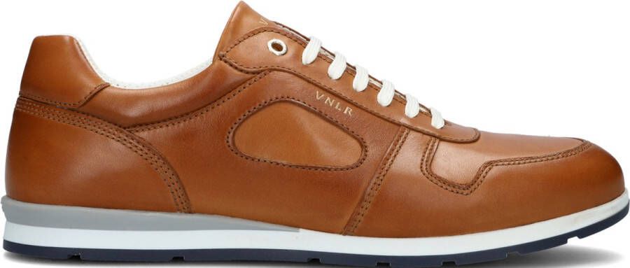 Van Lier Diego Lage sneakers Leren Sneaker Heren Cognac