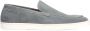 Van Lier Heren Grijs blauwe suède loafers - Thumbnail 1