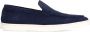 Van Lier Heren Navy blauwe suède loafers - Thumbnail 1