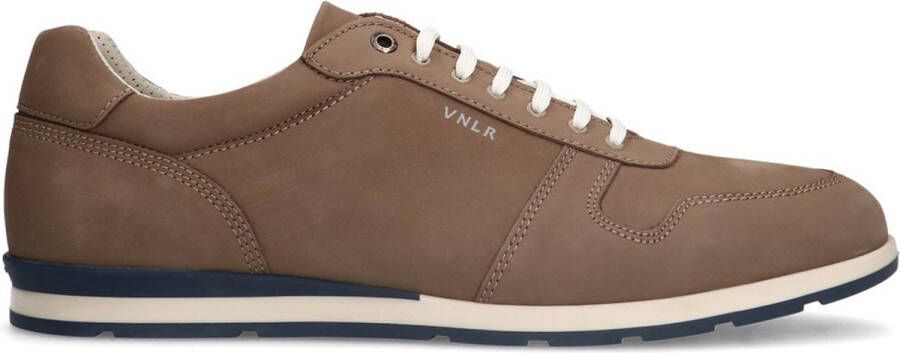 Van Lier Heren Taupe Nubuck smeakers