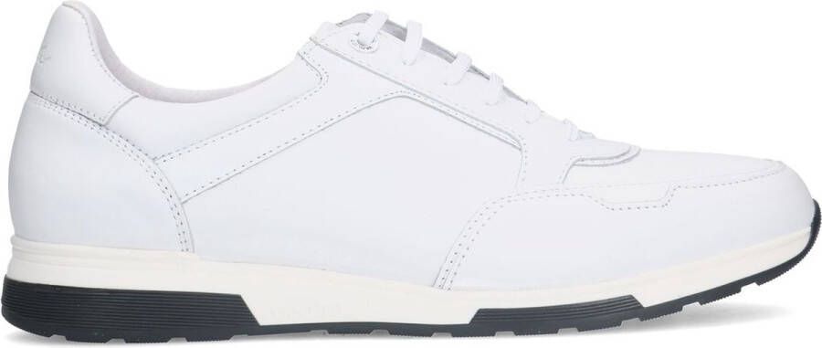 Van Lier Heren Witte leren sneakers