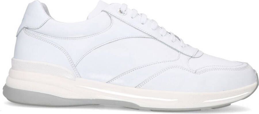 Van Lier Heren Witte leren sneakers