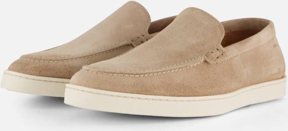 Van Lier Lugano Instappers taupe Leer