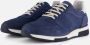 Van Lier Positano Sneakers blauw Nubuck - Thumbnail 1