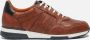 Van Lier Positano Lage sneakers Leren Sneaker Heren Cognac - Thumbnail 2